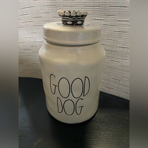 Rae Dunn Good Dog Treat Jar